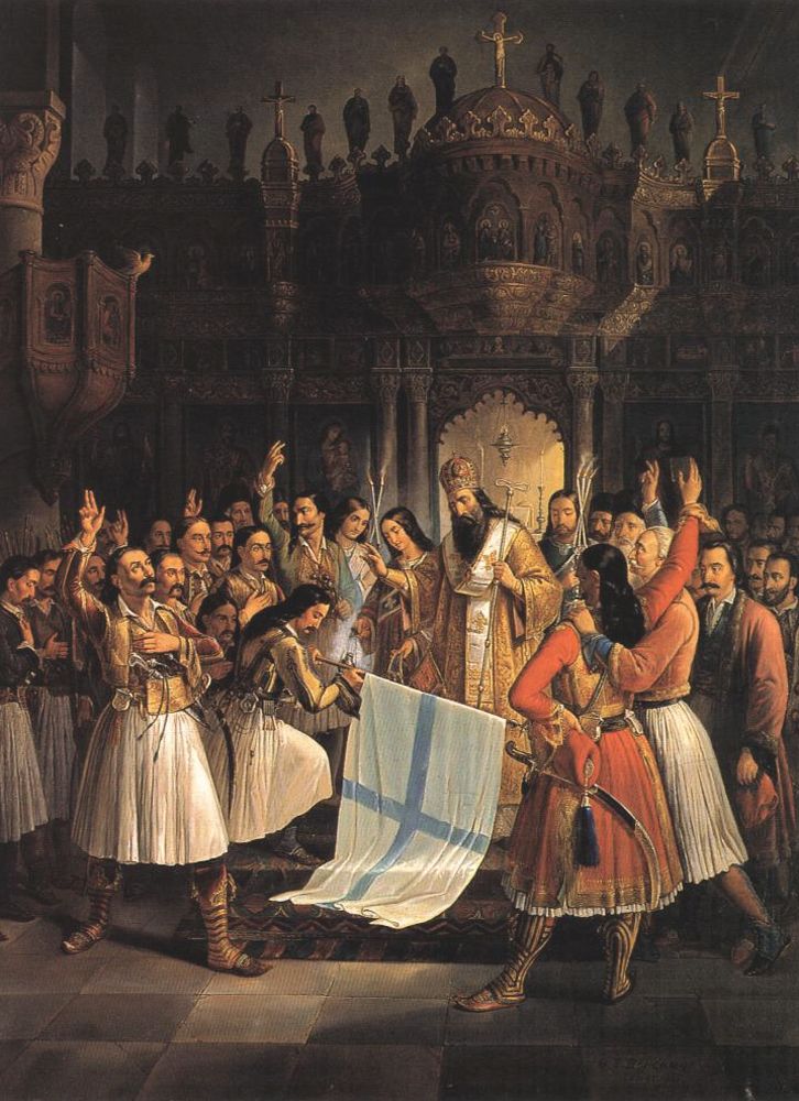 Blessing the Greek banner 25 March 1821 
